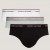 Tommy Hilfiger ανδρικά slip βαμβακερά 3pack (άσπρο, γκρι, μαύρο),άνετη γραμμή 1U87903766 004